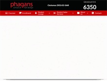 Tablet Screenshot of phagans.com